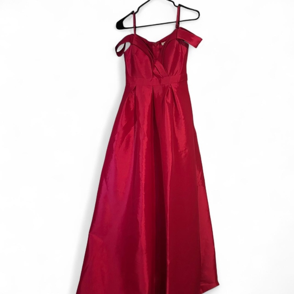 Hot Pink Soiéblu Floor Length Formal Gown W/ Pockets